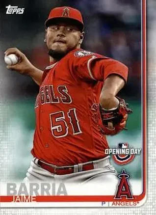 2019 Topps Opening Day #90 - Jaime Barria - Los Angeles Angels