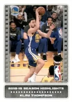 2019-20 Panini NBA Sticker & Card Collection #4 Klay Thompson
