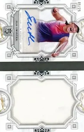 2024 Topps Royalty Collection - Autographed Jumbo Relic Books #AJR-IS - Iga Swiatek