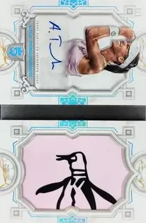 2024 Topps Royalty Collection - Autographed Jumbo Relic Books Platinum #AJR-AT - Ajla Tomljanović