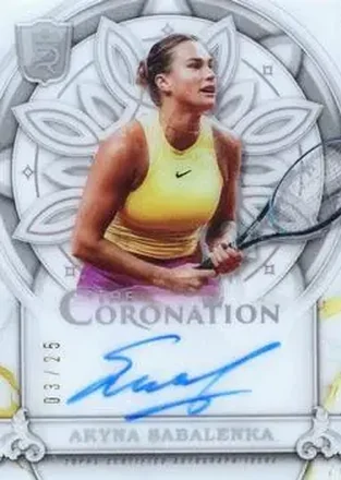 2024 Topps Royalty Collection - The Coronation Autographs #C-AS - Aryna Sabalenka