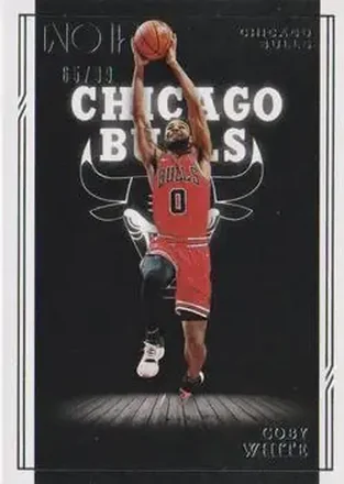2020-21 Panini Noir #102 - Coby White - Chicago Bulls