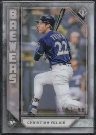 2019 Topps Transcendent Collection #40 - Christian Yelich - Milwaukee Brewers