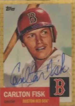 2019 Topps Transcendent Collection - 1953 SuperFractor Autographs #53S-CF - Carlton Fisk - Boston Red Sox