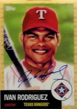 2019 Topps Transcendent Collection - 1953 SuperFractor Autographs #53S-IR - Ivan Rodriguez - Texas Rangers