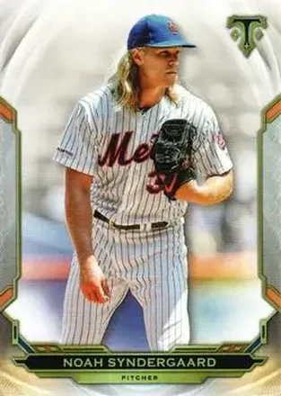 2019 Topps Triple Threads #1 - Noah Syndergaard - New York Mets
