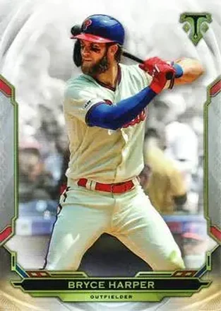 2019 Topps Triple Threads #2 - Bryce Harper - Philadelphia Phillies