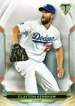 2019 Topps Triple Threads #4 - Clayton Kershaw - Los Angeles Dodgers