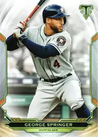 2019 Topps Triple Threads #16 - George Springer - Houston Astros
