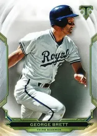 2019 Topps Triple Threads #25 - George Brett - Kansas City Royals