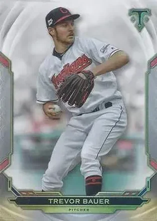 2019 Topps Triple Threads #27 - Trevor Bauer - Cleveland Indians