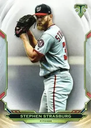 2019 Topps Triple Threads #28 - Stephen Strasburg - Washington Nationals
