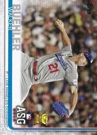 2019 Topps Update #US8 - Walker Buehler - Los Angeles Dodgers