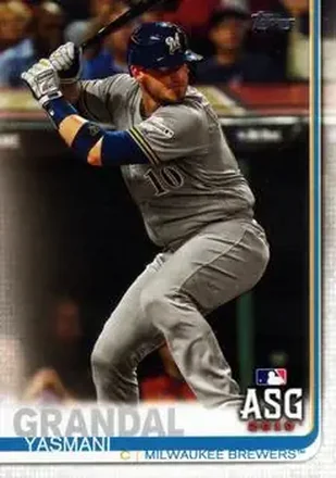2019 Topps Update #US13 - Yasmani Grandal - Milwaukee Brewers