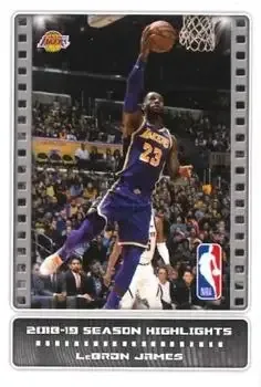 2019-20 Panini NBA Sticker & Card Collection (European Edition) #5 LeBron James