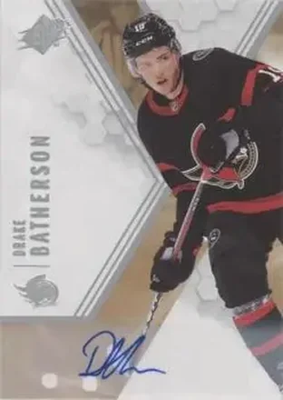2021-22 SPx - Autographs #49 - Drake Batherson - Ottawa Senators