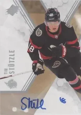 2021-22 SPx - Autographs #66 - Tim Stutzle - Ottawa Senators