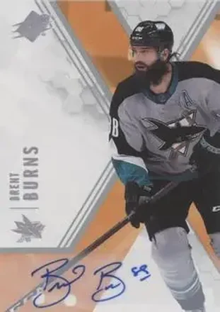 2021-22 SPx - Autographs #67 - Brent Burns - San Jose Sharks