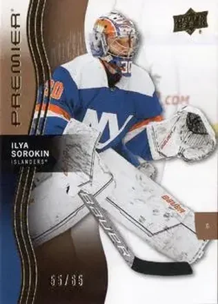 2023-24 Upper Deck Premier - Gold #28 - Ilya Sorokin - New York Islanders