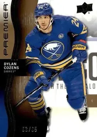 2023-24 Upper Deck Premier - Gold #30 - Dylan Cozens - Buffalo Sabres