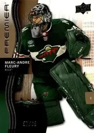 2023-24 Upper Deck Premier - Gold #83 - Marc-Andre Fleury - Minnesota Wild