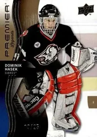 2023-24 Upper Deck Premier - Gold #92 - Dominik Hasek - Buffalo Sabres