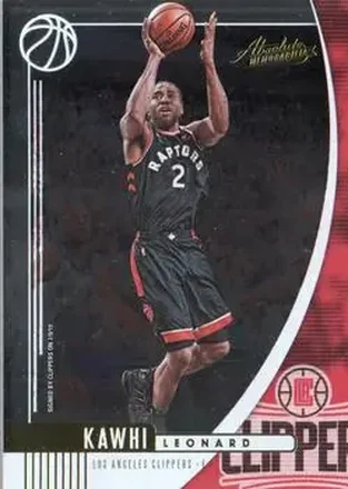 2019-20 Panini Absolute Memorabilia #5 - Kawhi Leonard - Los Angeles Clippers