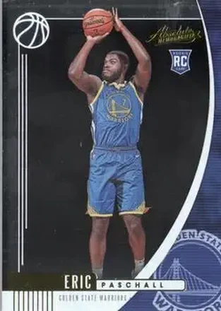 2019-20 Panini Absolute Memorabilia #13 - Eric Paschall - Golden State Warriors