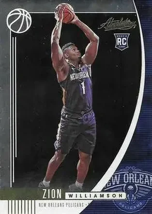 2019-20 Panini Absolute Memorabilia #16 - Zion Williamson - New Orleans Pelicans