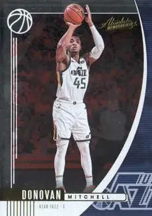 2019-20 Panini Absolute Memorabilia #19 - Donovan Mitchell - Utah Jazz