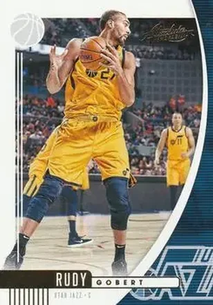 2019-20 Panini Absolute Memorabilia #21 - Rudy Gobert - Utah Jazz