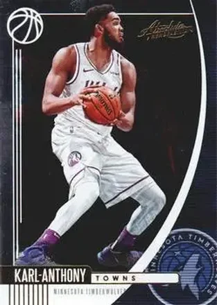 2019-20 Panini Absolute Memorabilia #22 - Karl-Anthony Towns - Minnesota Timberwolves