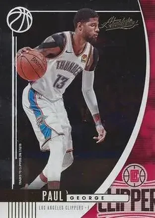 2019-20 Panini Absolute Memorabilia #26 - Paul George - Los Angeles Clippers