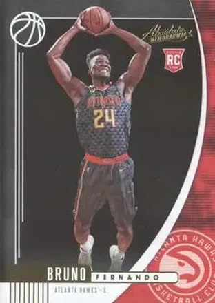 2019-20 Panini Absolute Memorabilia #34 - Bruno Fernando - Atlanta Hawks