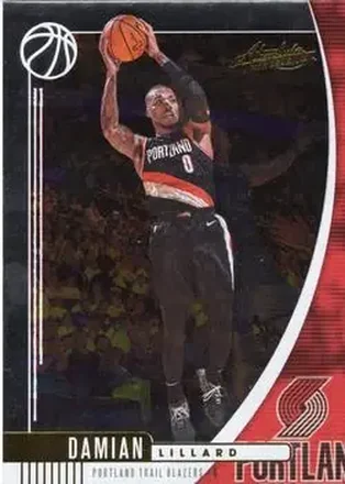 2019-20 Panini Absolute Memorabilia #36 - Damian Lillard - Portland Trail Blazers