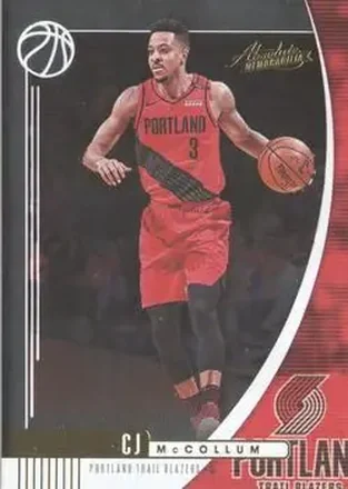 2019-20 Panini Absolute Memorabilia #39 - CJ McCollum - Portland Trail Blazers