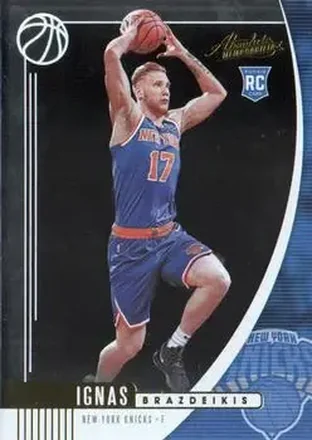2019-20 Panini Absolute Memorabilia #46 - Ignas Brazdeikis - New York Knicks