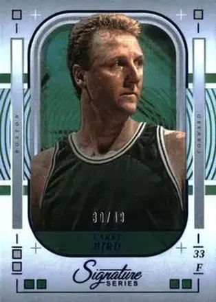 2025-26 Panini Signature Series - Blue #88 - Larry Bird - Boston Celtics