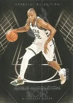 2019-20 Panini Noir #1 Khris Middleton