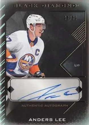 2021-22 Upper Deck Black Diamond - Pure Black #BDB-LE - Anders Lee - New York Islanders