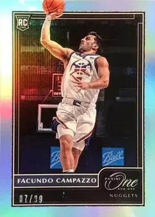 2020-21 Panini One and One #103 - Facundo Campazzo - Denver Nuggets