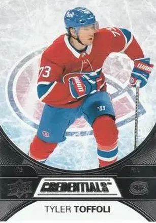 2021-22 Upper Deck Credentials #22 - Tyler Toffoli - Montreal Canadiens