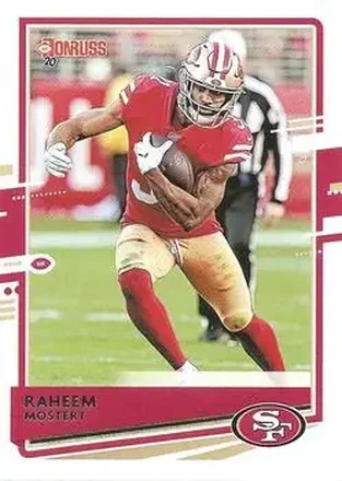 2020 Donruss #16 - Raheem Mostert - San Francisco 49ers