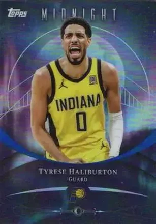 2025-26 Topps Midnight #15 - Tyrese Haliburton - Indiana Pacers