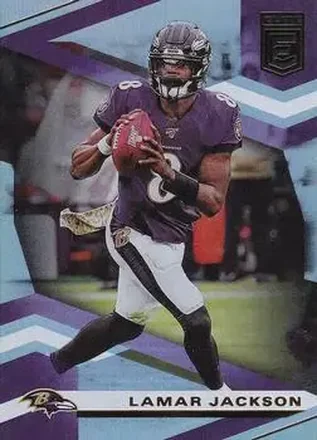 2020 Donruss Elite #19 - Lamar Jackson - Baltimore Ravens
