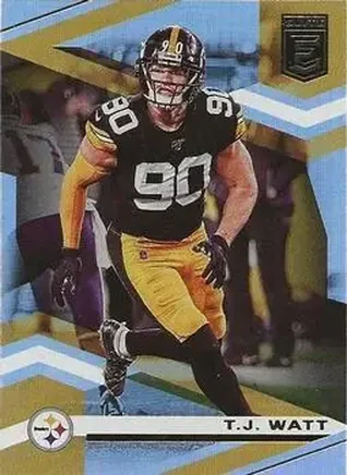 2020 Donruss Elite #29 - T.J. Watt - Pittsburgh Steelers