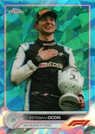 2022 Topps Chrome Sapphire Edition Formula 1 #31b - Esteban Ocon - BWT Alpine F1 Team