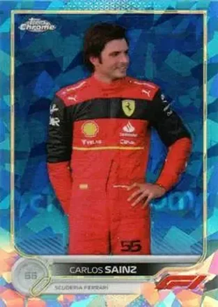 2022 Topps Chrome Sapphire Edition Formula 1 #32 - Carlos Sainz - Scuderia Ferrari