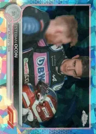 2022 Topps Chrome Sapphire Edition Formula 1 #42a - Esteban Ocon - BWT Alpine F1 Team