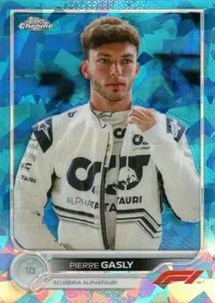 2022 Topps Chrome Sapphire Edition Formula 1 #45 - Pierre Gasly - Scuderia AlphaTauri